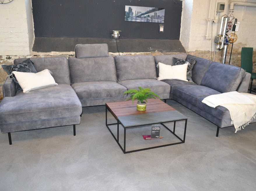 Pro Seda - Sofa - View - Stoff grau - sofort verfügbar