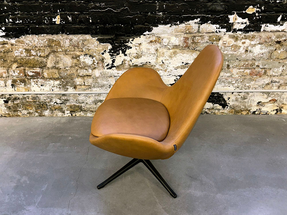 Flexlux - Sessel - Ghost - Leder Braun - konfigurierbar