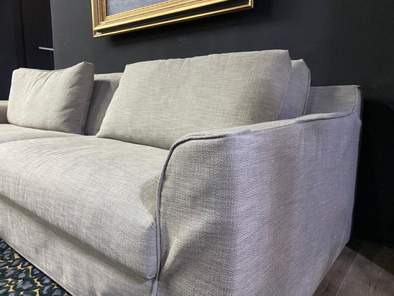 Furninova - Sofa - Grande Double Day - Stoff taupe - sofort verfügbar