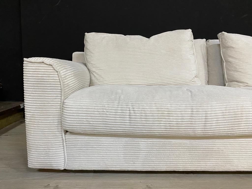 Furninova - Sofa - Grande Double Day - Stoff weiß - konfigurierbar