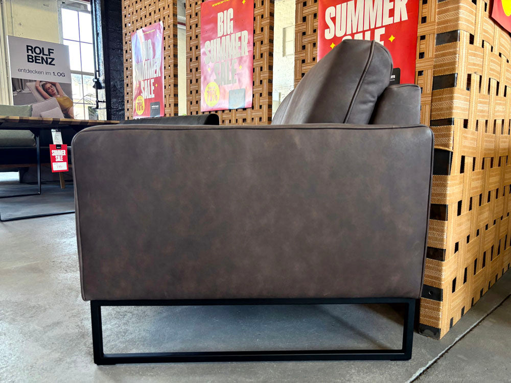 Himolla - Sofa - 1360 Nova - Leder braun - sofort verfügbar
