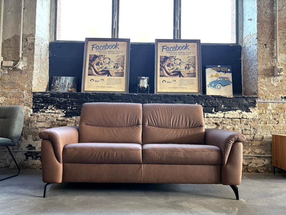Himolla - Sofa - 1469 - Leder braun - sofort verfügbar