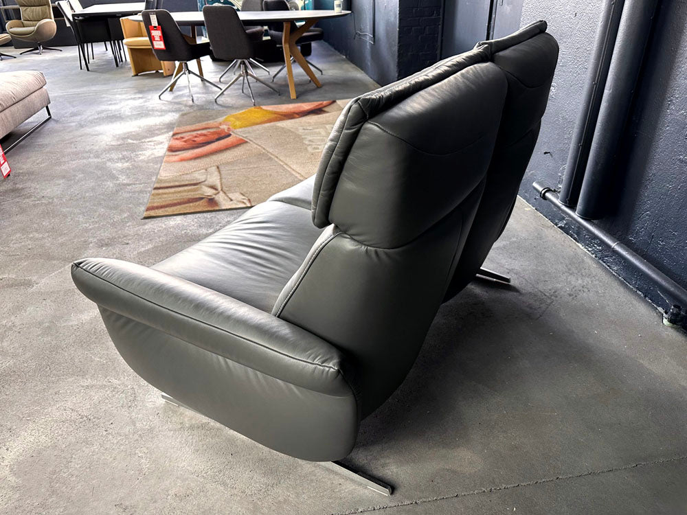 Himolla - Sofa - 4151 Cumuly Comfort - Leder grau - sofort verfügbar