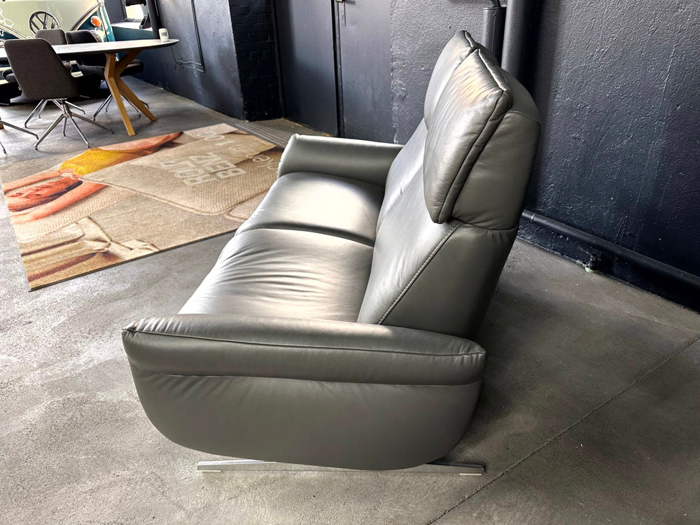 Himolla - Sofa - 4151 Cumuly Comfort - Leder grau - sofort verfügbar