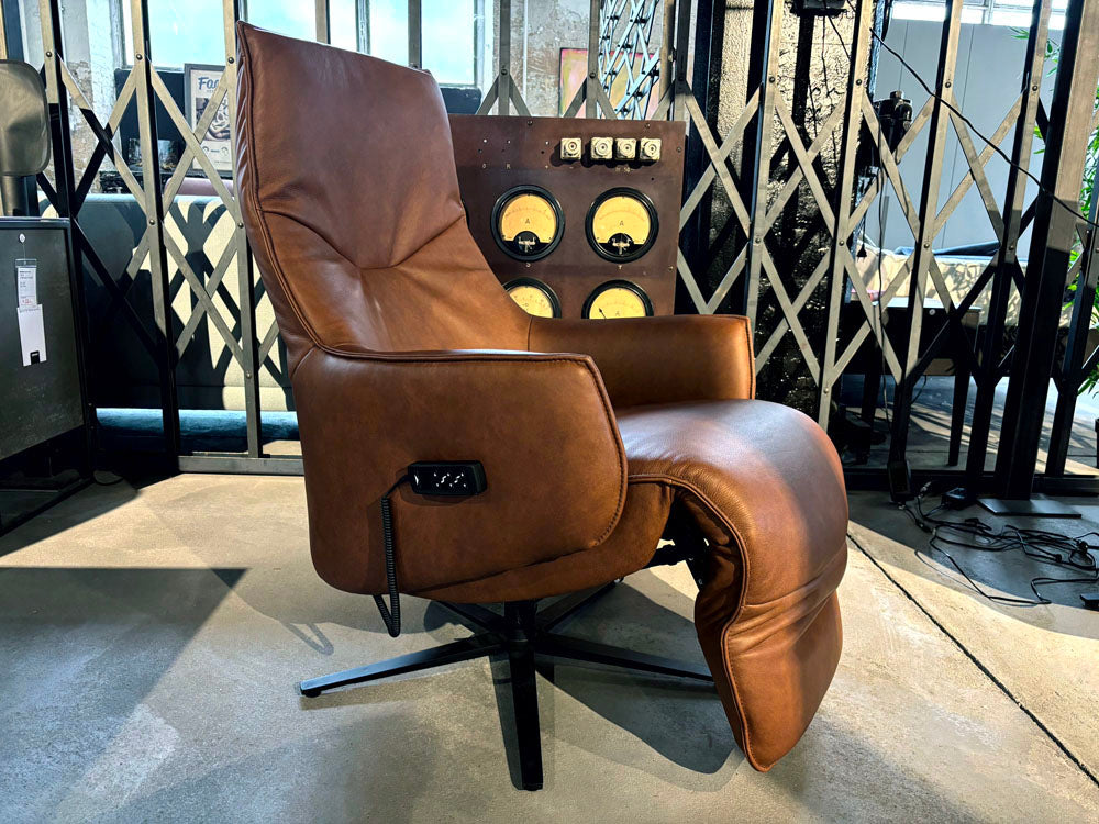 Himolla - Relaxsessel - 7162 S-Lounger - Leder braun - sofort verfügbar
