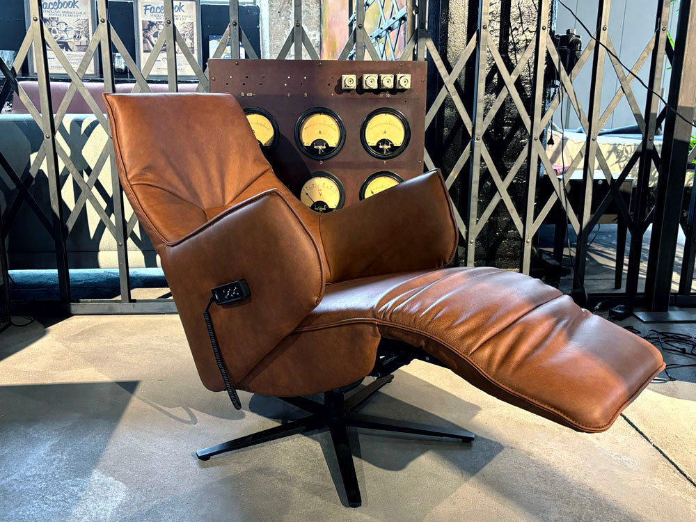 Himolla - Relaxsessel - 7162 S-Lounger - Leder braun - sofort verfügbar