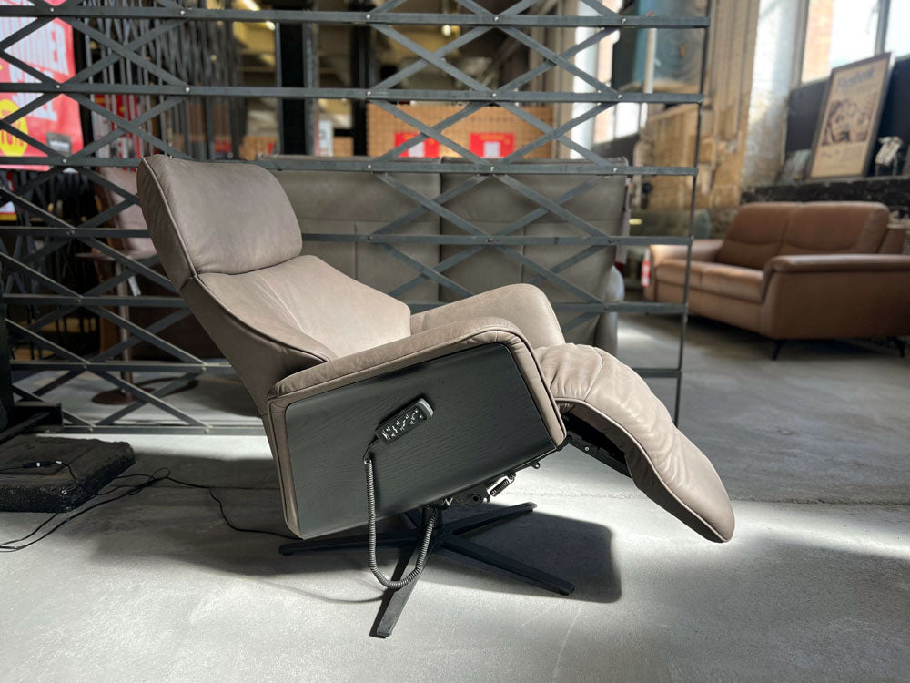 Himolla - Relaxsessel - 7363 S-Lounger - Leder braun - sofort verfügbar