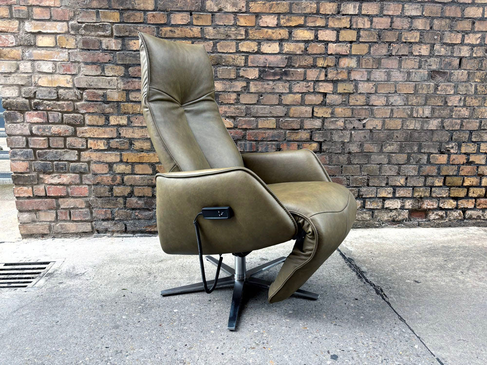 Himolla - Relaxsessel - 7917 S-Lounger - Leder grün - sofort verfügbar