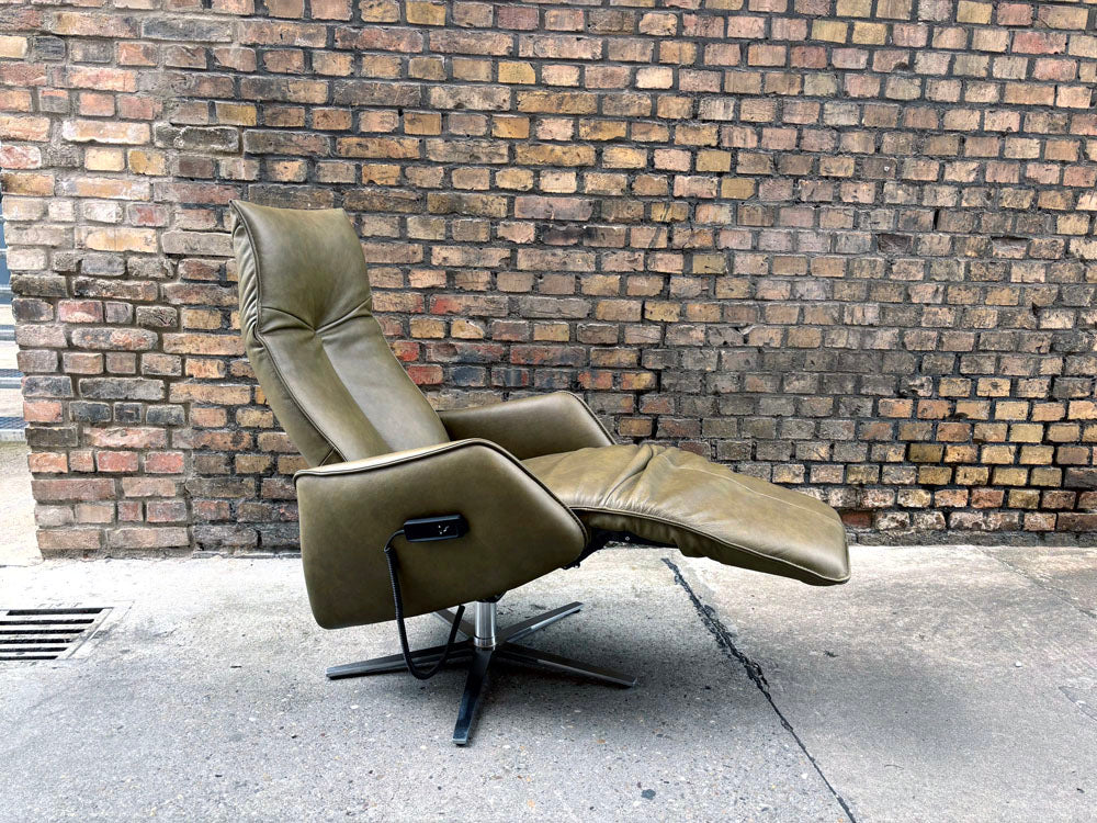 Himolla - Relaxsessel - 7917 S-Lounger - Leder grün - sofort verfügbar
