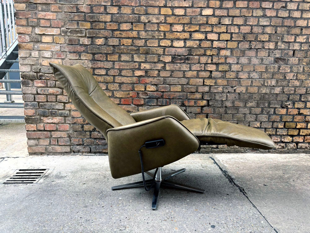 Himolla - Relaxsessel - 7917 S-Lounger - Leder grün - sofort verfügbar