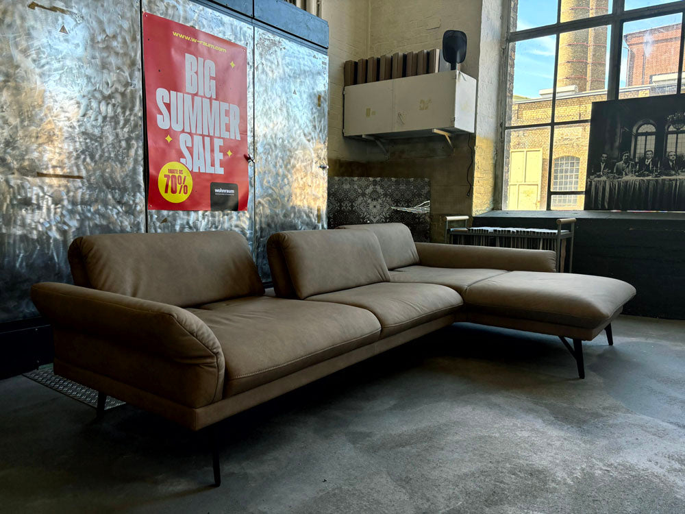 Himolla - Sofa - Joop 8160 Posh - Leder braun - sofort verfügbar