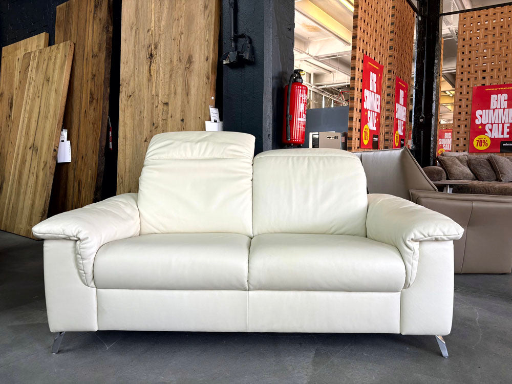 Himolla - Sofa - 1061 Back to Basics - Leder creme - sofort verfügbar
