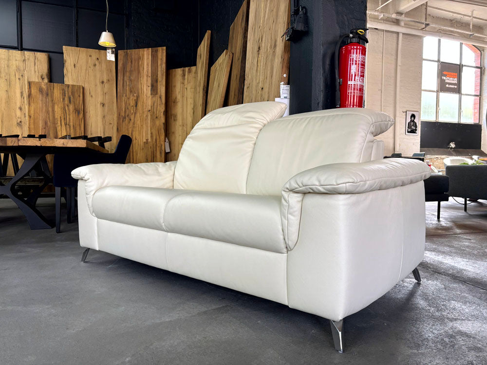 Himolla - Sofa - 1061 Back to Basics - Leder creme - sofort verfügbar