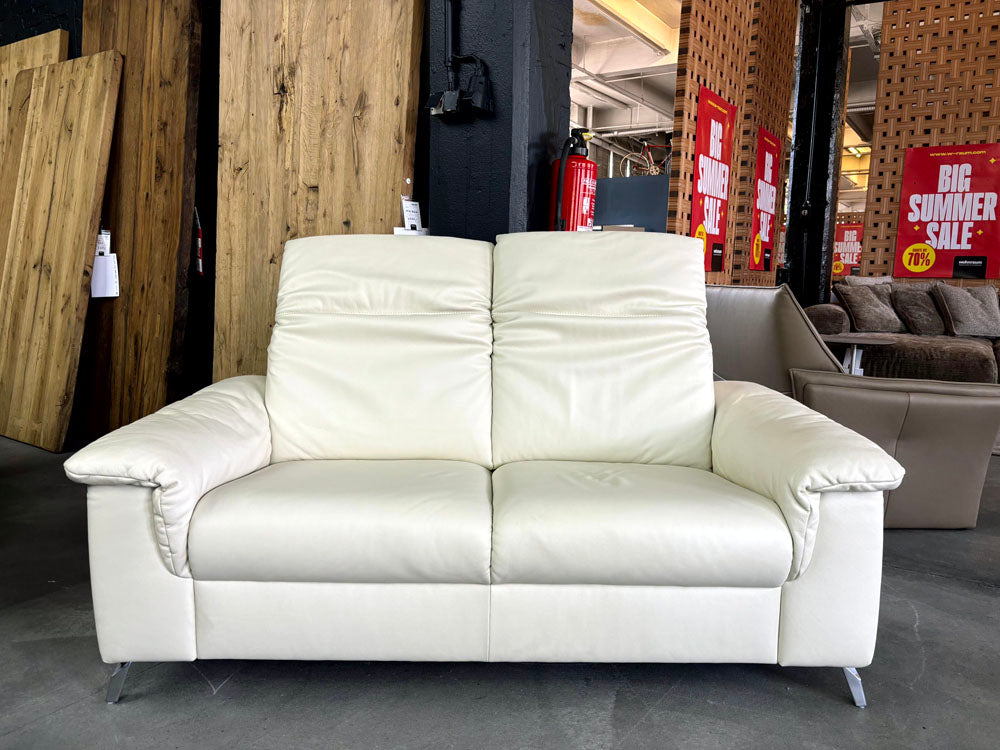 Himolla - Sofa - 1061 Back to Basics - Leder creme - sofort verfügbar