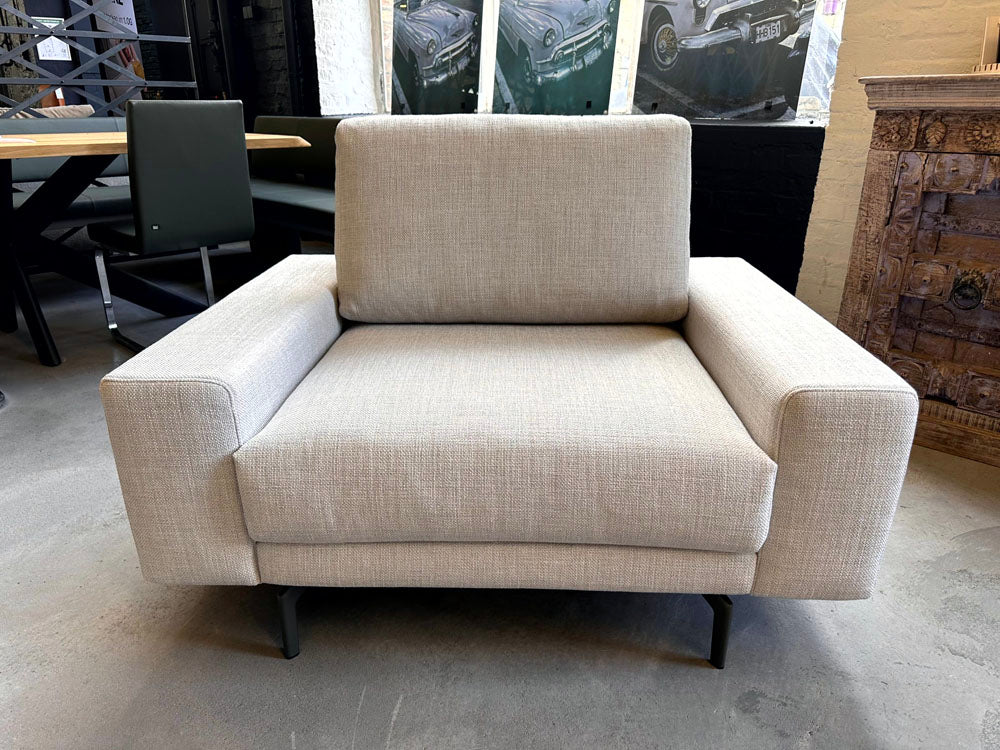 creation by Rolf Benz - Sessel - cr.450  - Stoff grau - sofort verfügbar
