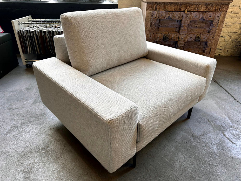 creation by Rolf Benz - Sessel - cr.450  - Stoff grau - sofort verfügbar