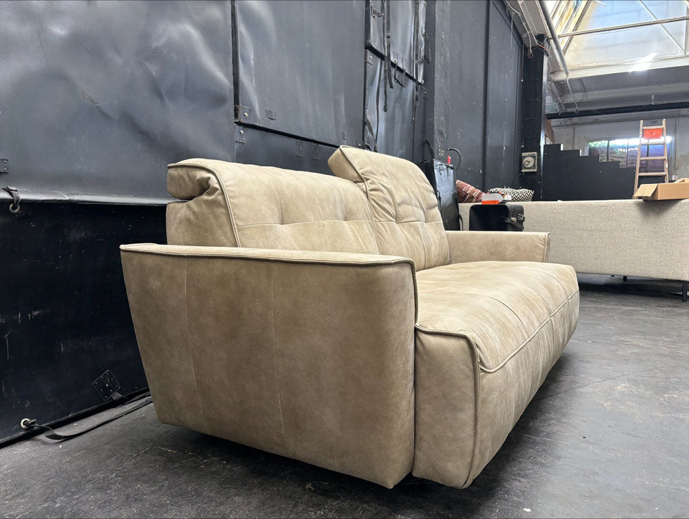 Hülsta Sofa - Sofa - hs.400 - Leder grün - sofort verfügbar