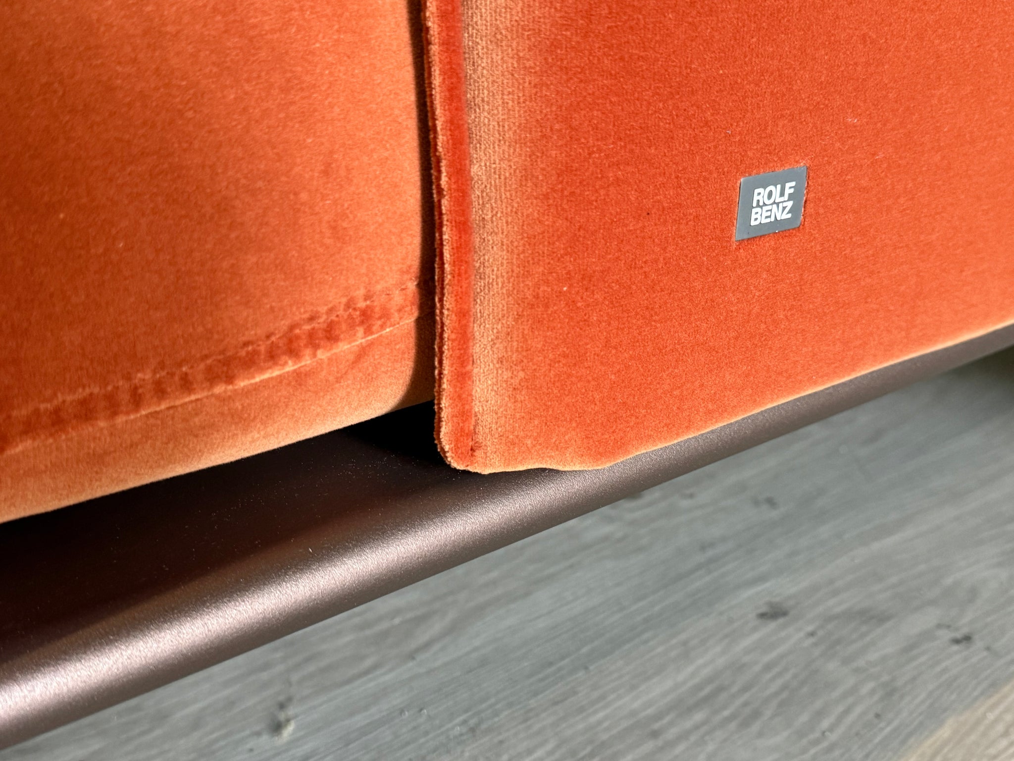 Rolf Benz - Sofa - RB 536 LIV - Stoff orange - sofort verfügbar