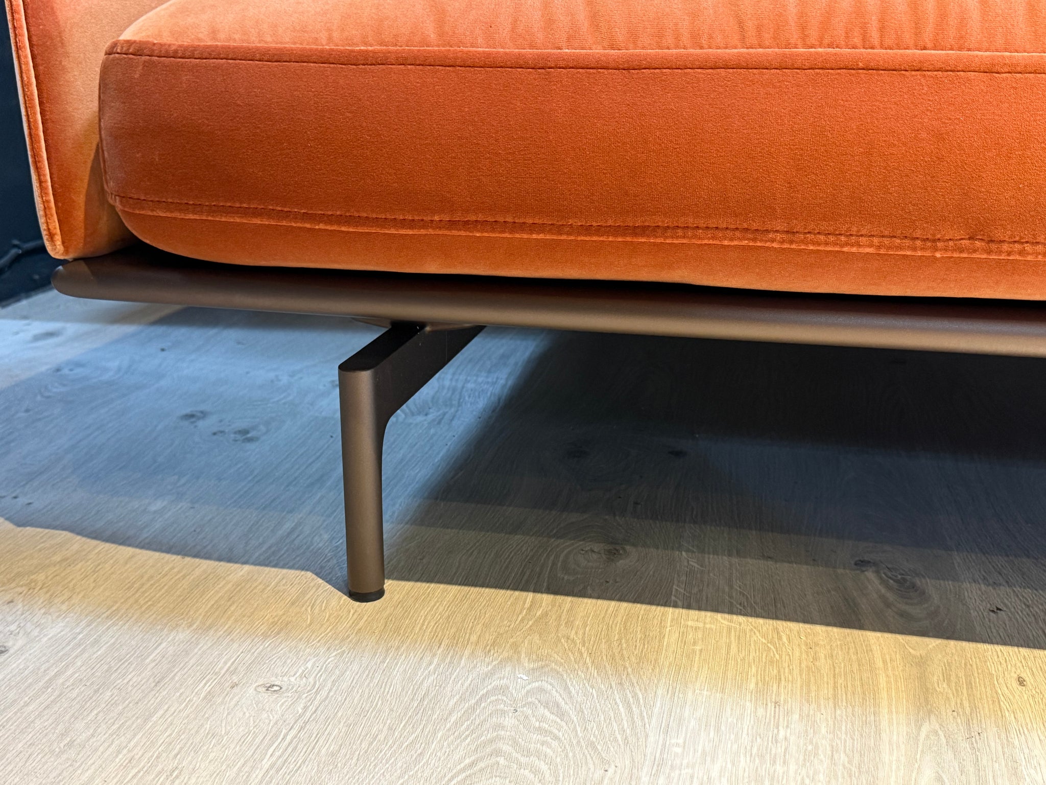 Rolf Benz - Sofa - RB 536 LIV - Stoff orange - sofort verfügbar