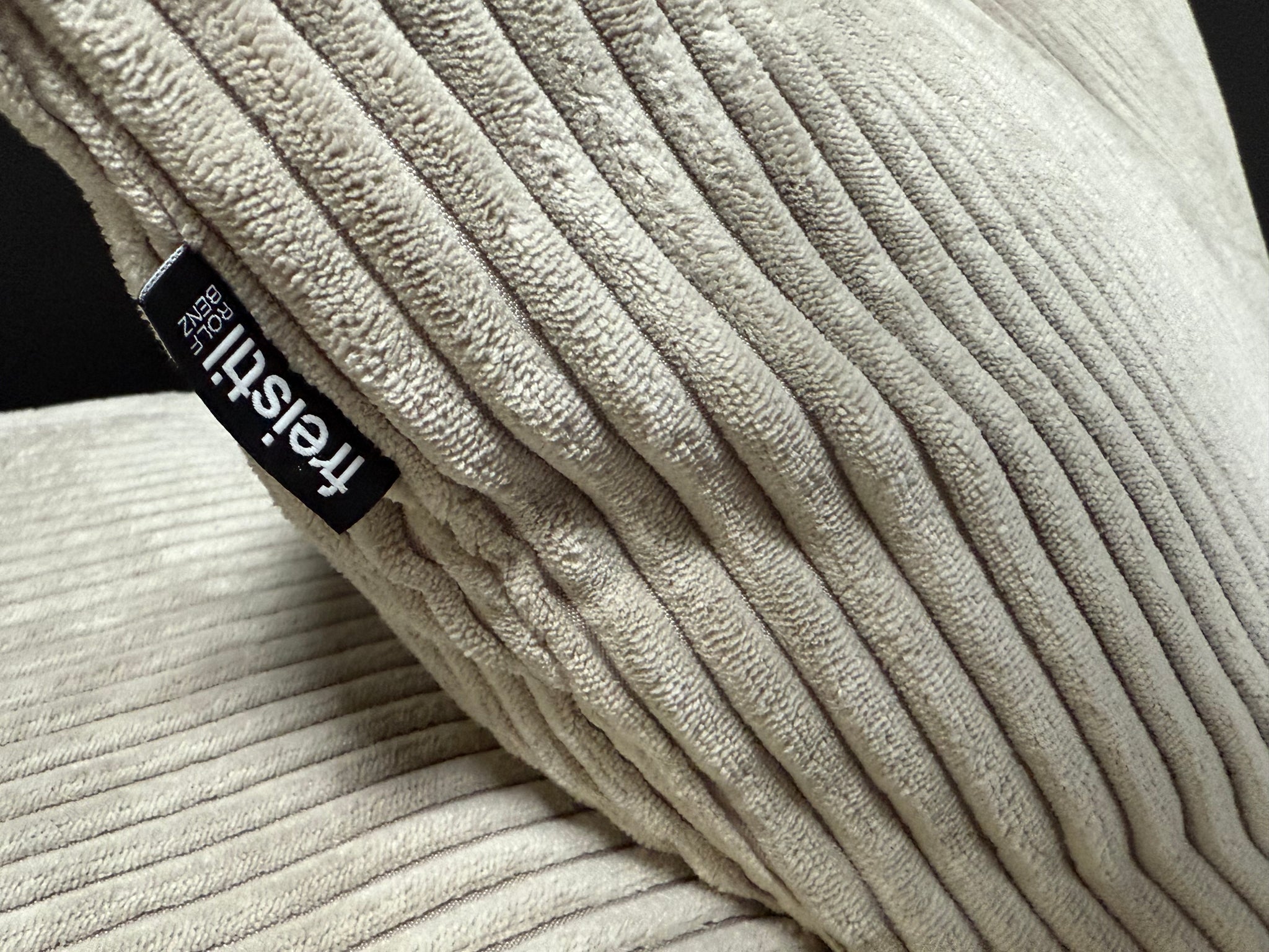 freistil - Sofa - freistil 122 - ECHT - Stoff Cord grau - sofort Verfügbar
