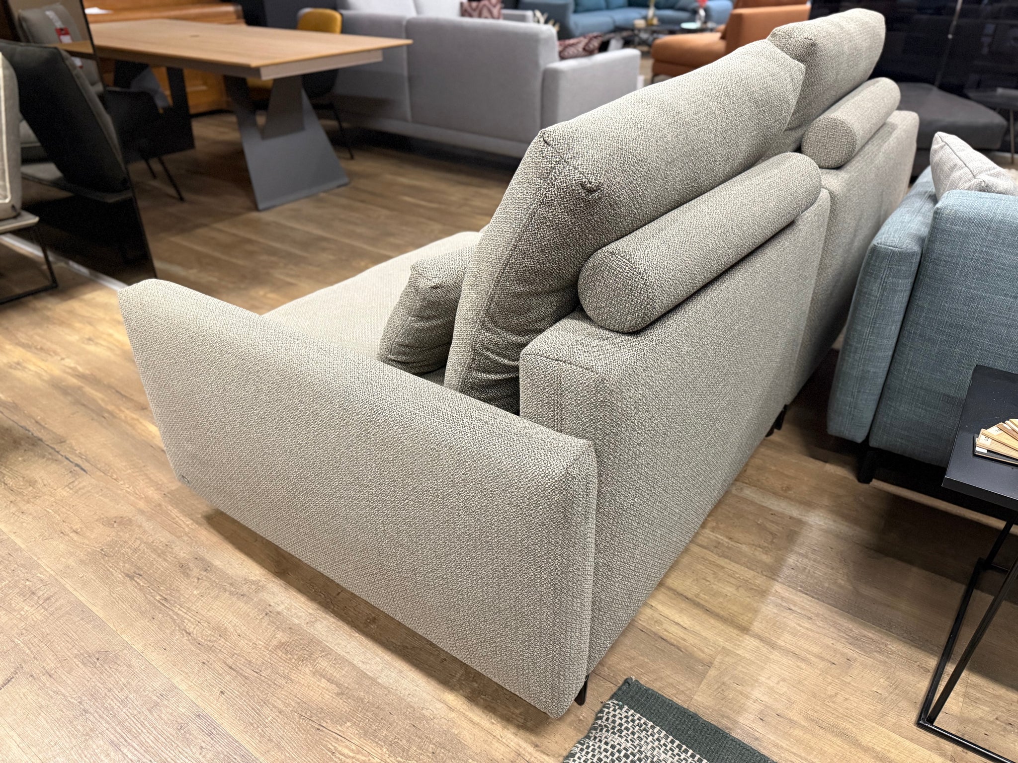 Rolf Benz - Sofa - RB 007 Nuvola - Stoff grau - sofort verfügbar