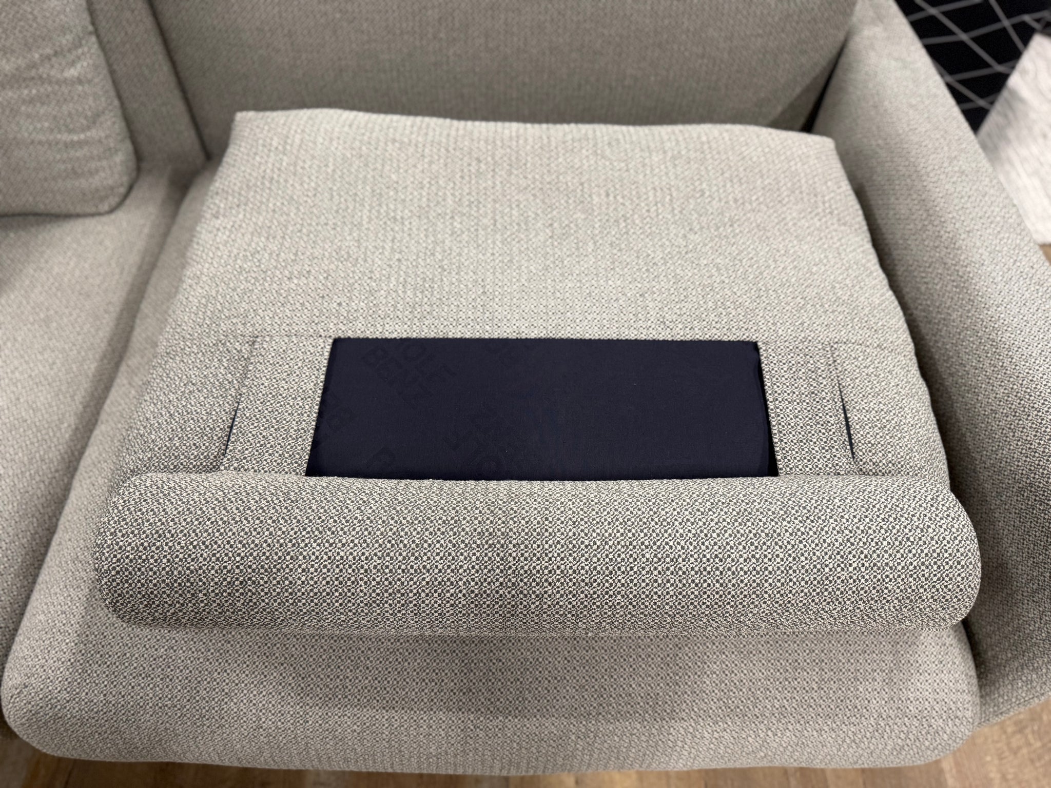Rolf Benz - Sofa - RB 007 Nuvola - Stoff grau - sofort verfügbar