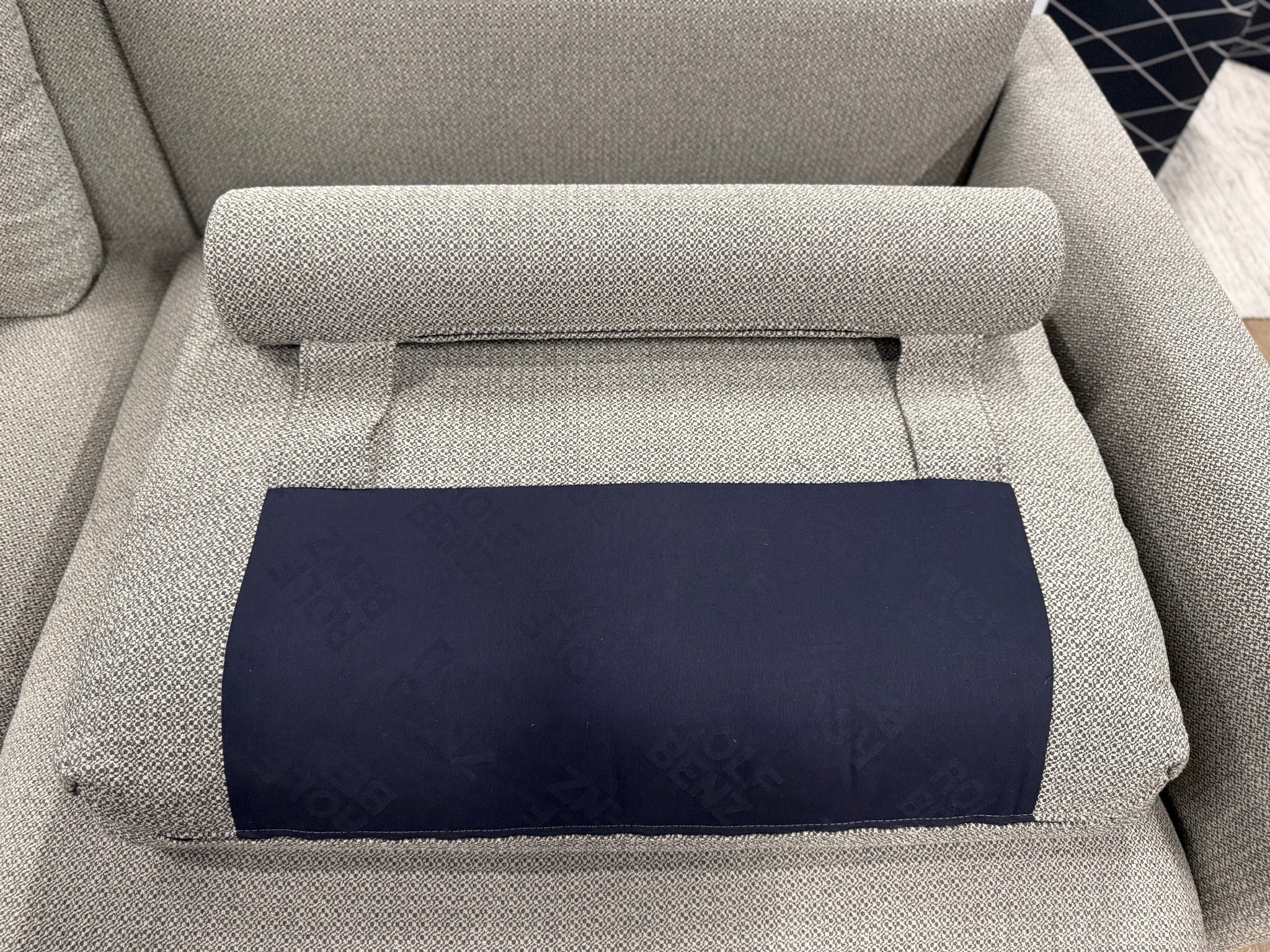 Rolf Benz - Sofa - RB 007 Nuvola - Stoff grau - sofort verfügbar