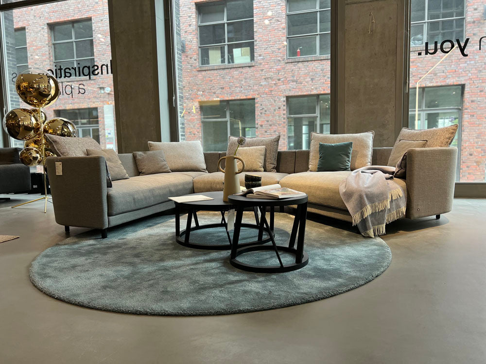 Rolf Benz - Sofa - RB 005 Onda - Stoff grau - konfigurierbar