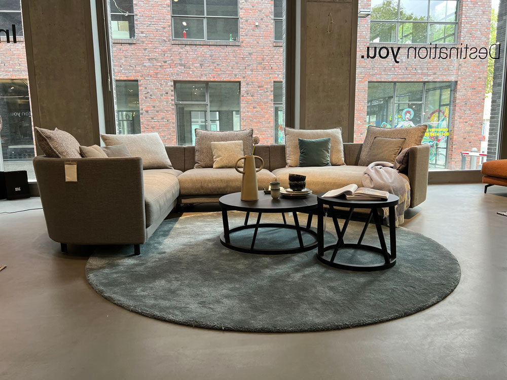 Rolf Benz - Sofa - RB 005 Onda - Stoff grau - konfigurierbar
