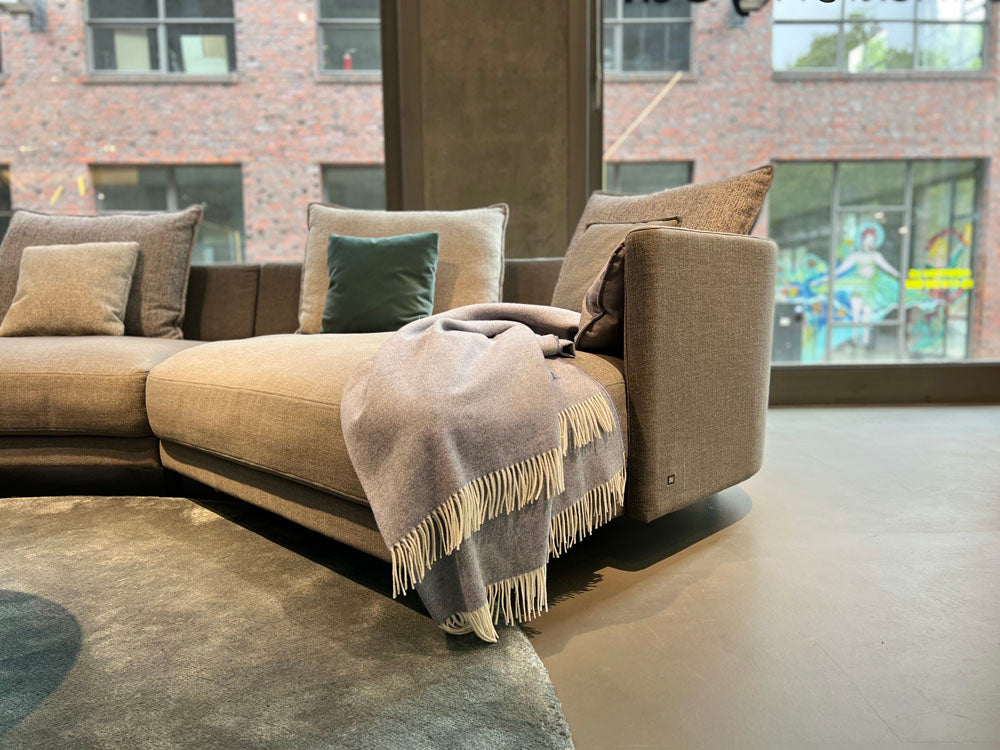 Rolf Benz - Sofa - RB 005 Onda - Stoff grau - konfigurierbar