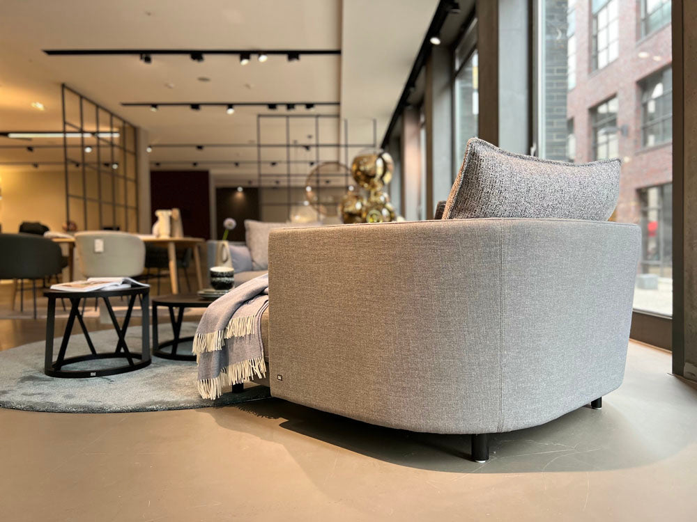 Rolf Benz - Sofa - RB 005 Onda - Stoff grau - konfigurierbar