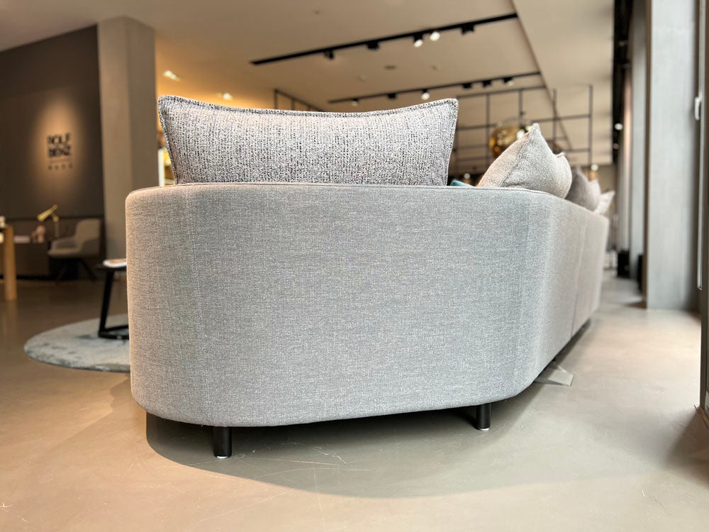 Rolf Benz - Sofa - RB 005 Onda - Stoff grau - konfigurierbar