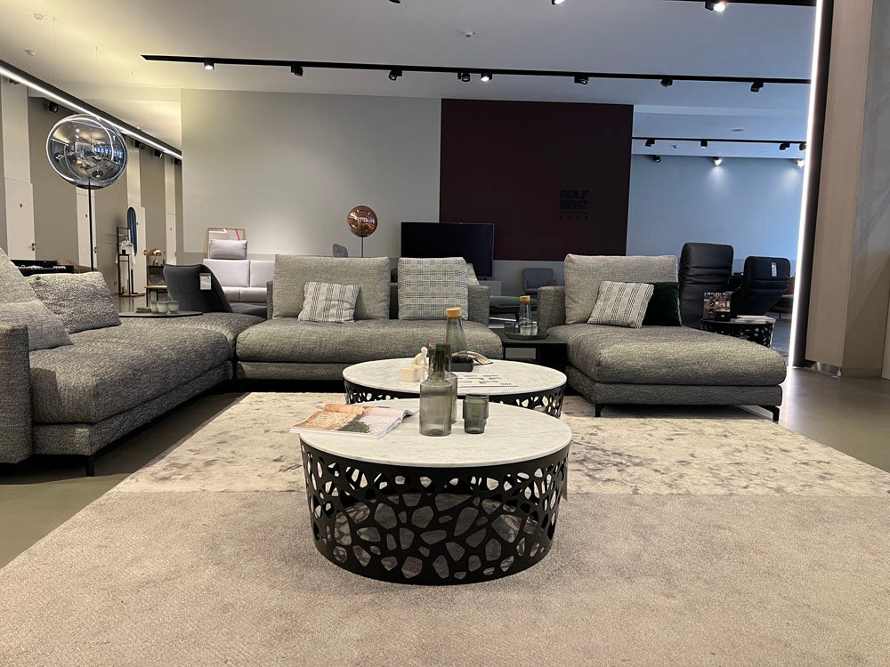 Rolf Benz - Sofa - RB Nuvola - Stoff grau - konfigurierbar