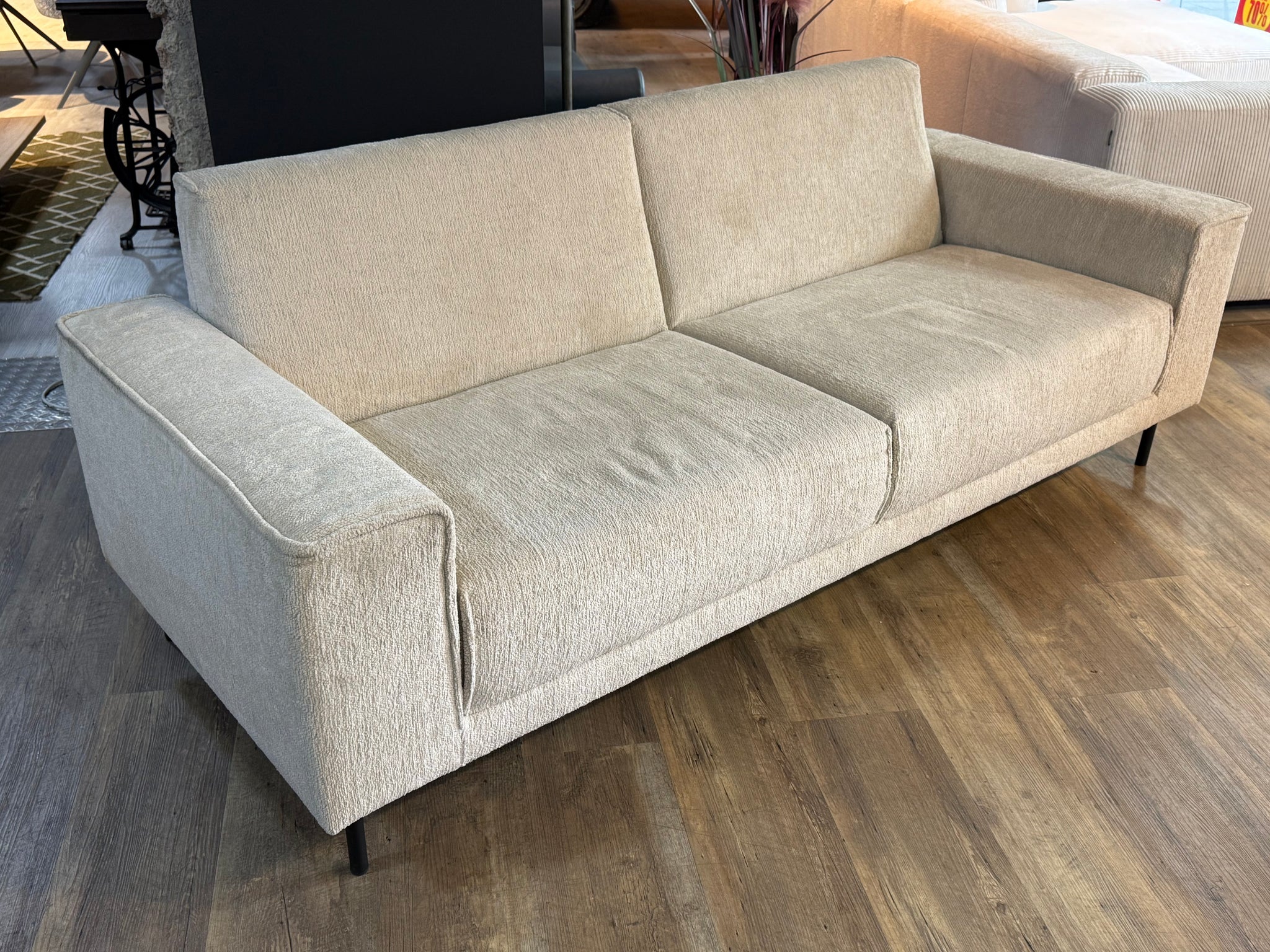 freistil - Sofa - freistil 141 - Stoff beige - sofort verfügbar