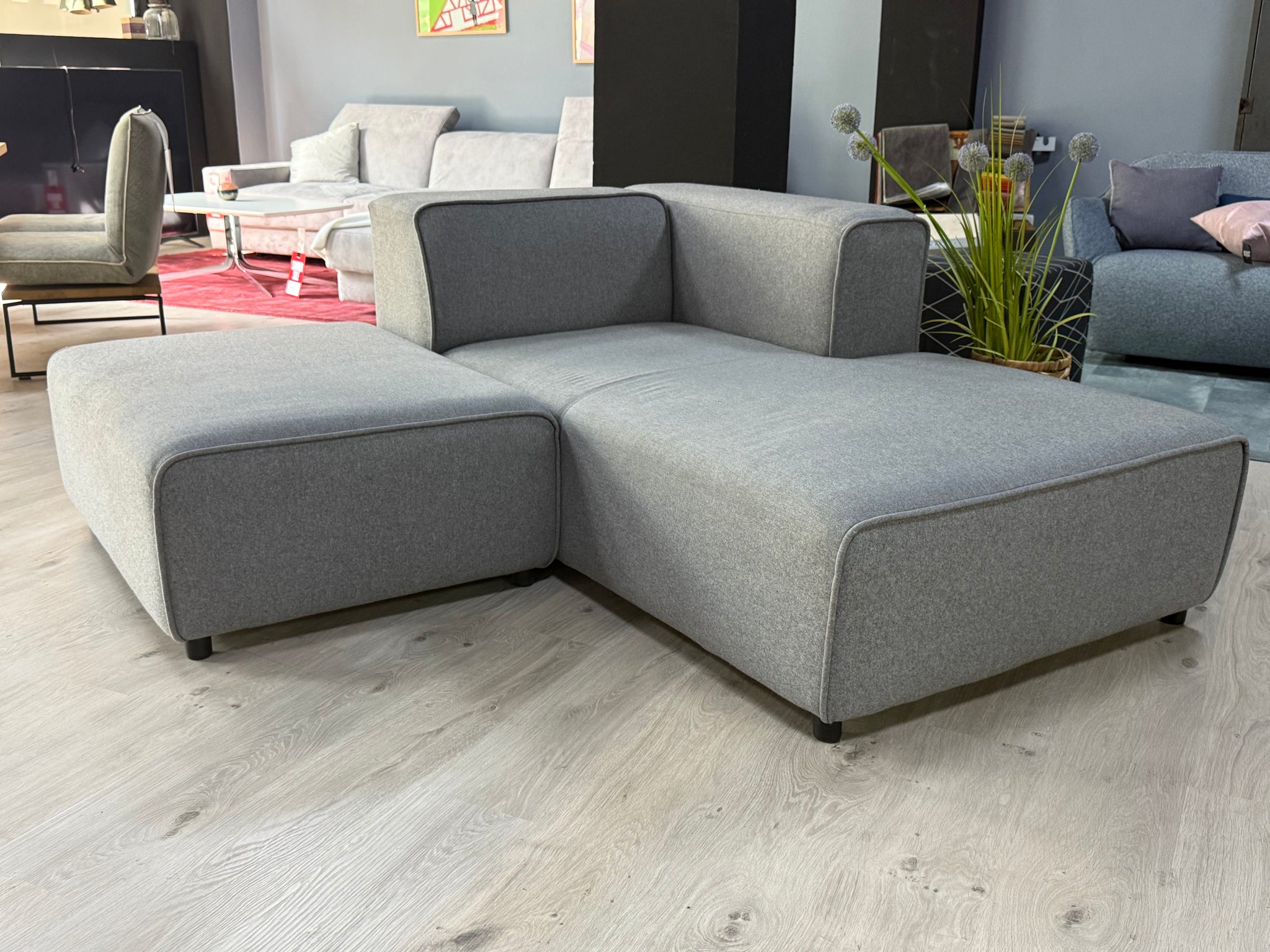 Bo Concept - Sofa - Carmo - Stoff grau - sofort verfügbar