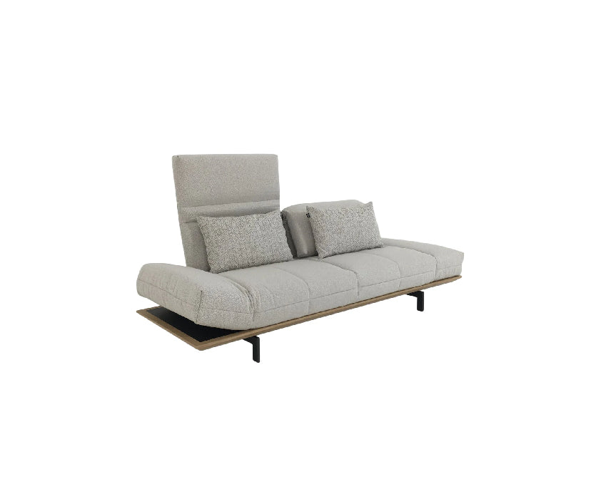 Hülsta Sofa - Sofa - hs.420 - Stoff grün - sofort verfügbar