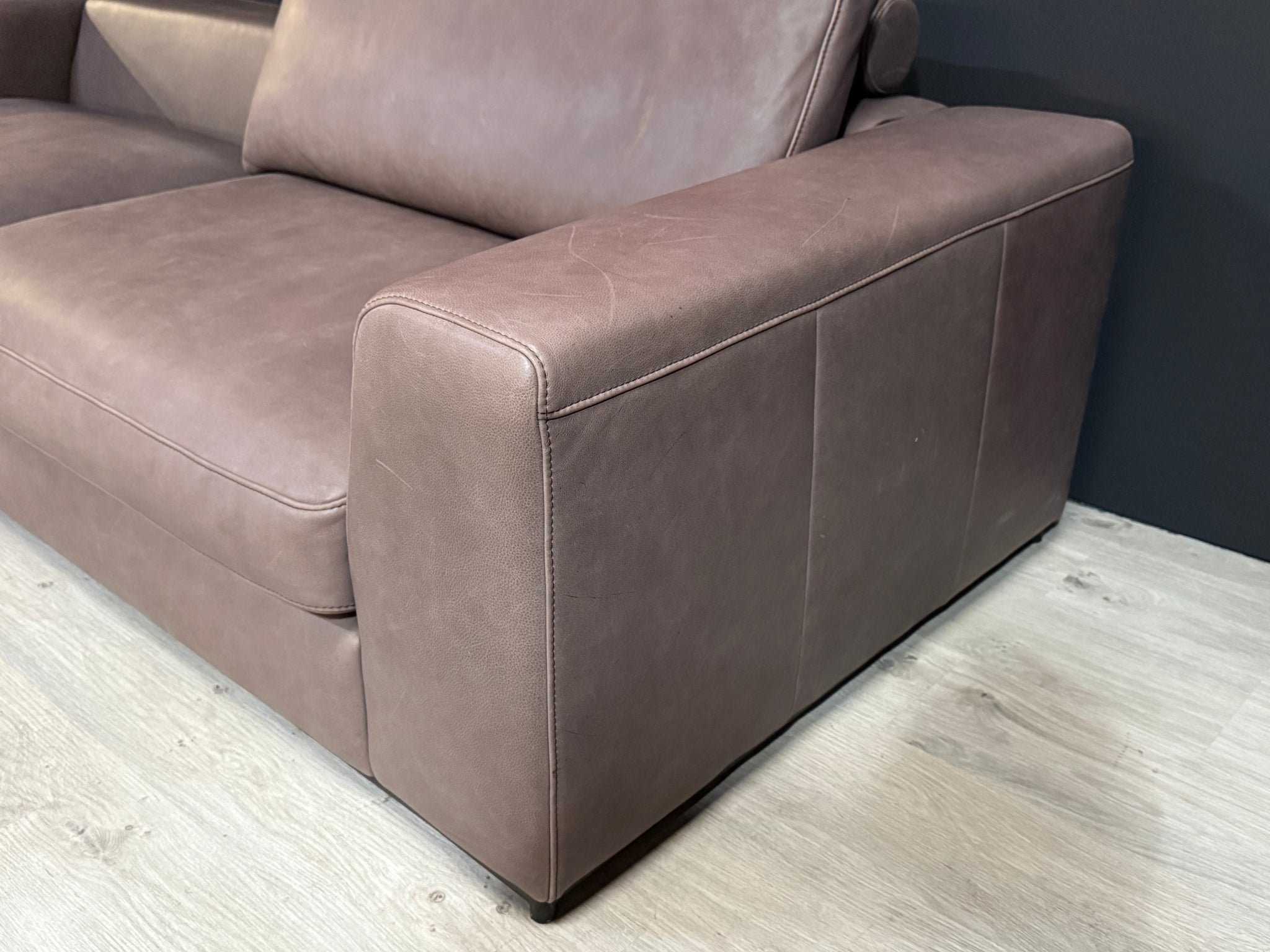 Pro Seda - Sofa - Merida - Leder braun - sofort verfügbar