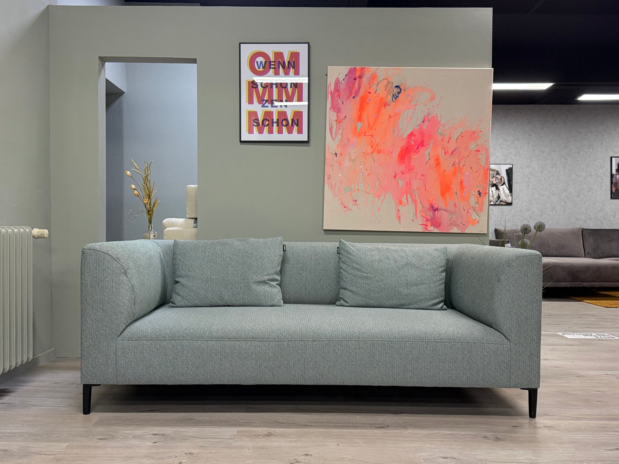 freistil - Sofa - freistil 160 - Stoff türkis  - sofort Verfügbar