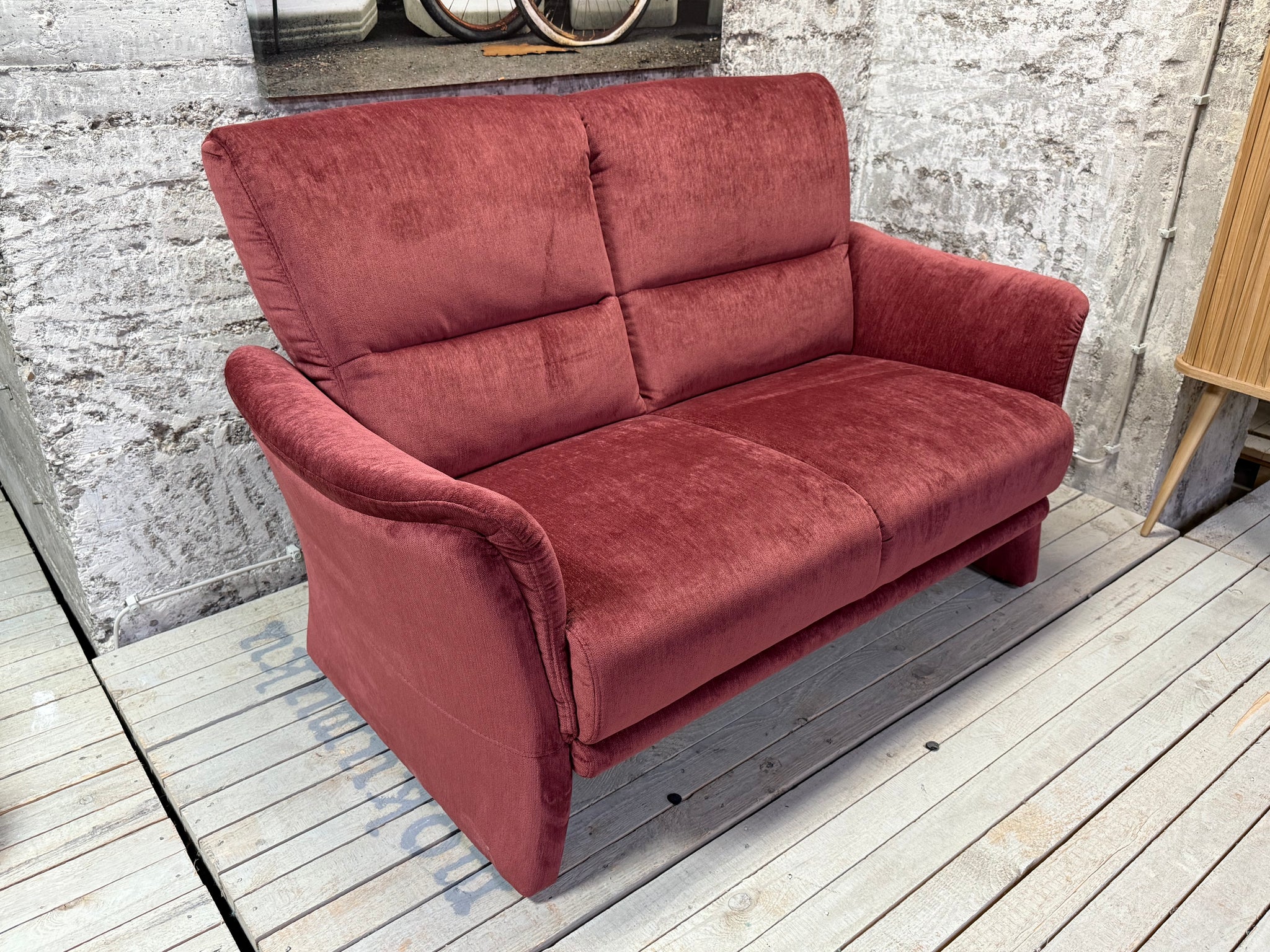 Himolla - Sofa-Set - 9553 Tangram - Stoff rot - sofort verfügbar