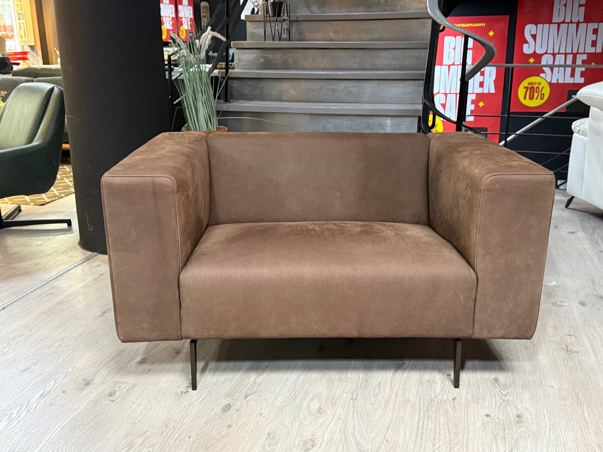 tommy M - Sessel - Classico - Leder Braun - sofort verfügbar