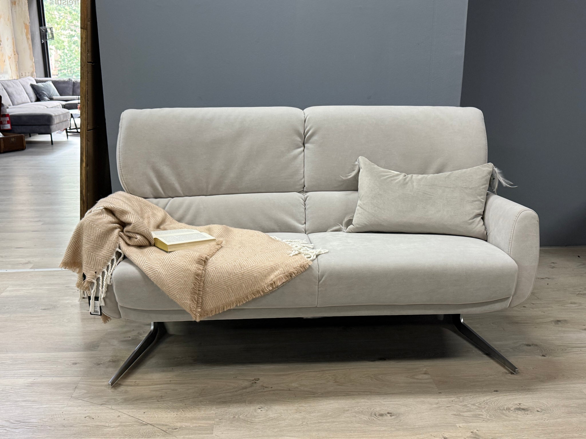 Himolla - Sofa - 9805 Tangram - Stoff grau - sofort verfügbar
