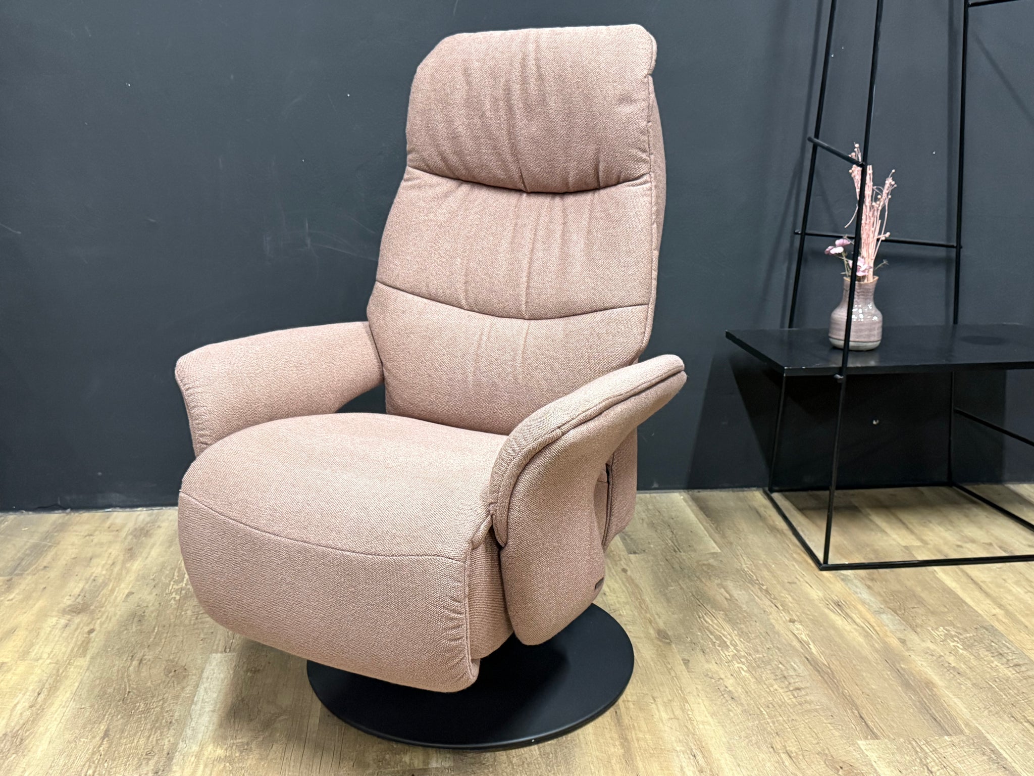Himolla - Relaxsessel manuell - 7052 Easy-Swing - Stoff rosa - sofort verfügbar