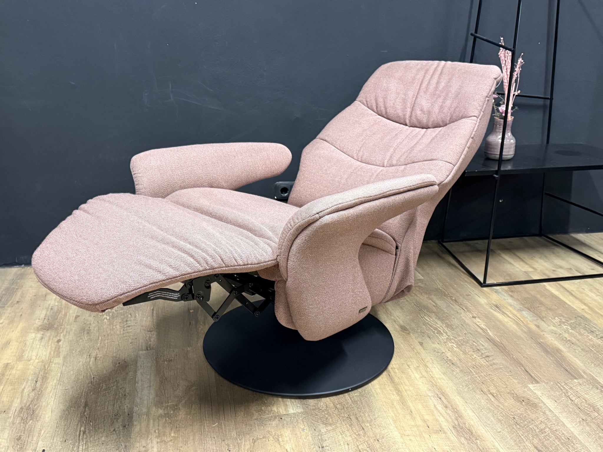 Himolla - Relaxsessel manuell - 7052 Easy-Swing - Stoff rosa - sofort verfügbar