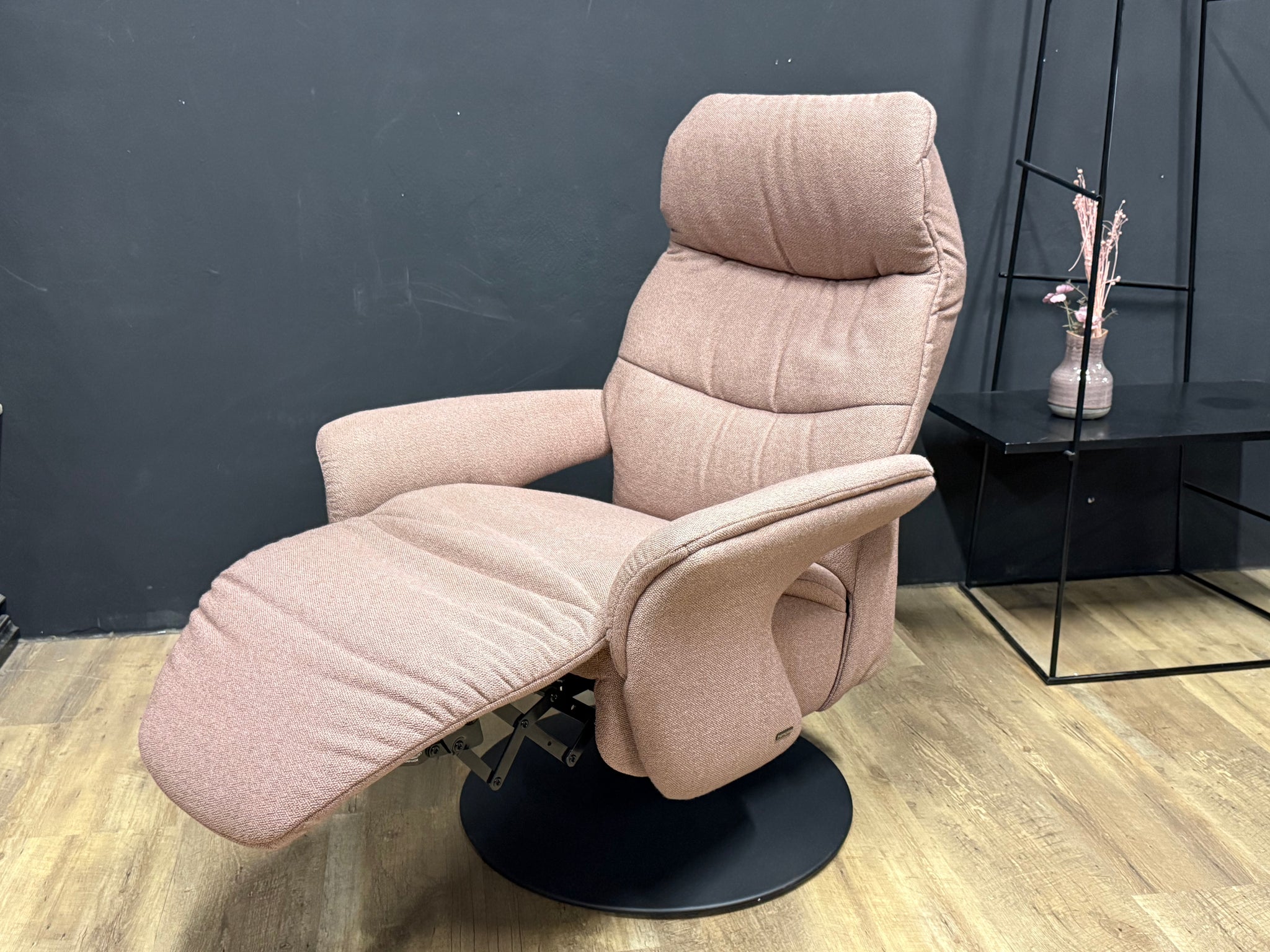 Himolla - Relaxsessel manuell - 7052 Easy-Swing - Stoff rosa - sofort verfügbar