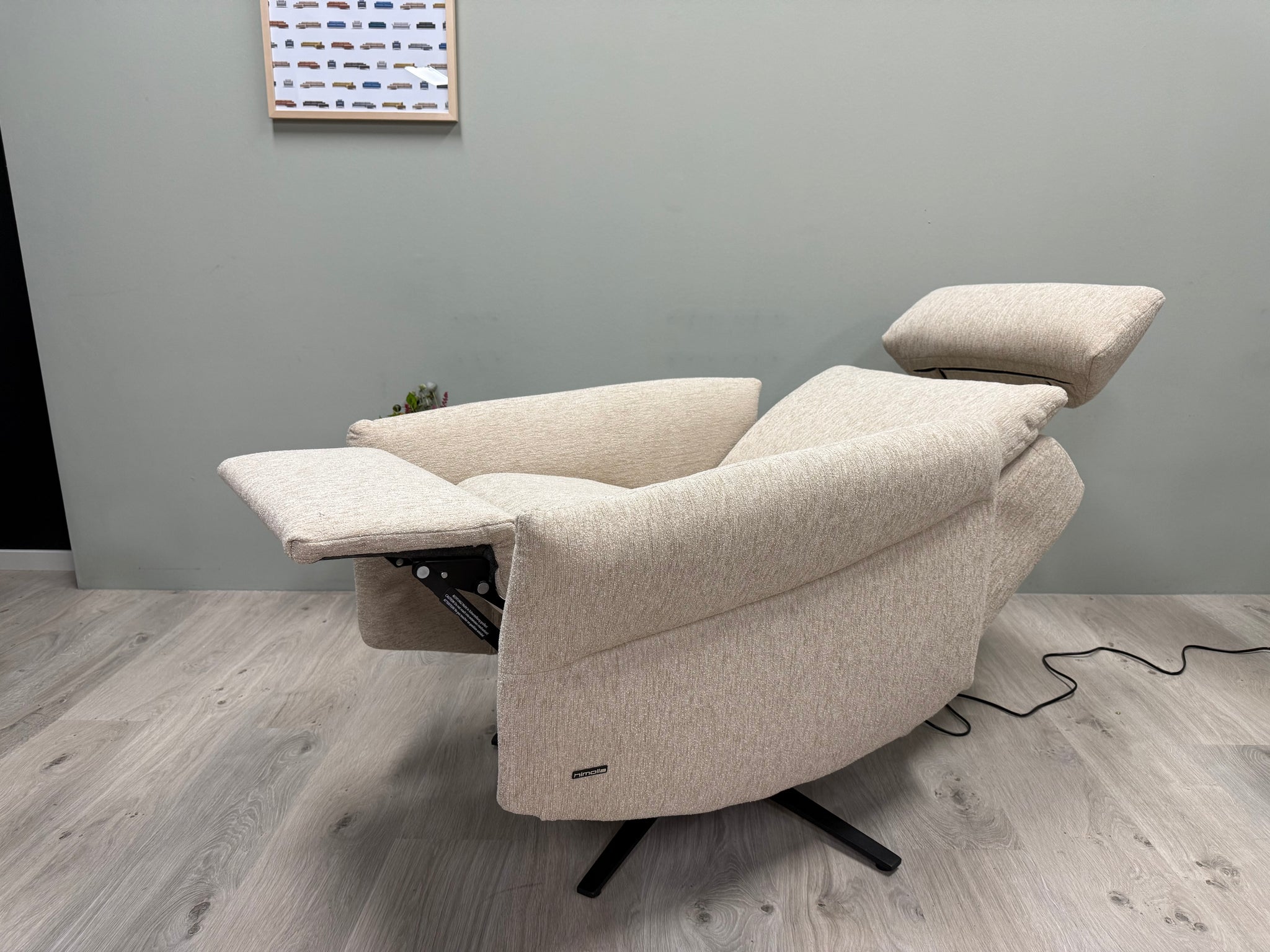 Himolla - Sessel - 6168 Cumurex - Stoff creme - sofort verfügbar