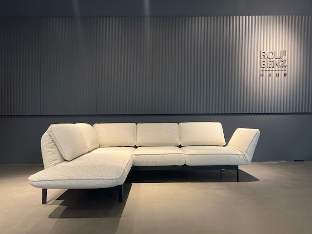 Rolf Benz - Sofa - RB 386 Mera - Stoff beigegrau - konfigurierbar