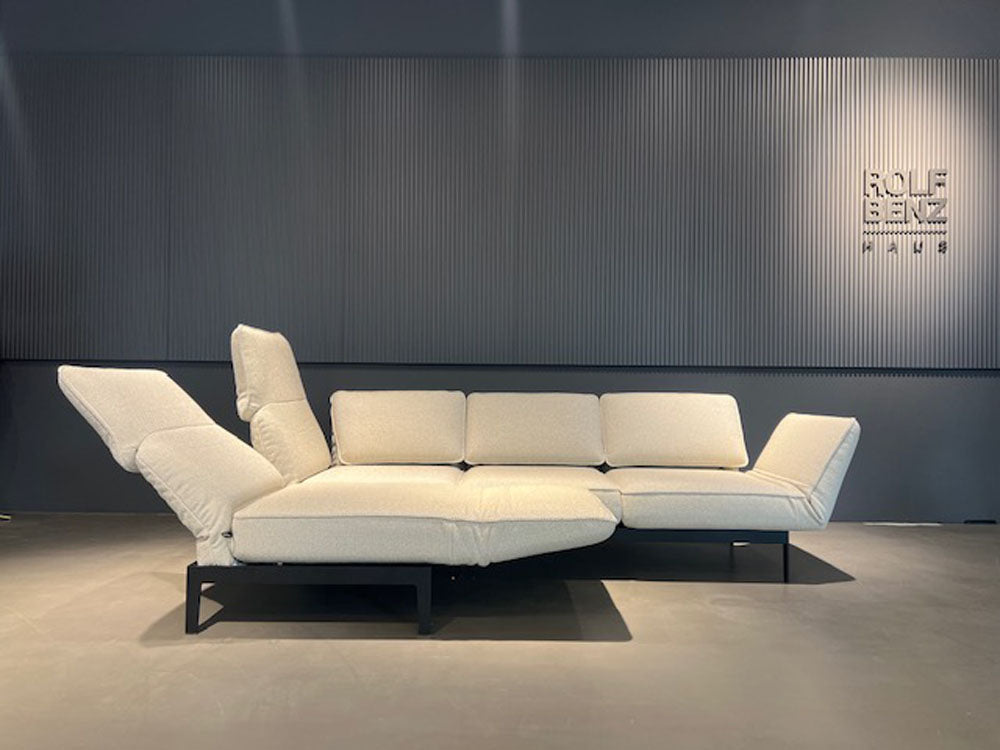 Rolf Benz - Sofa - RB 386 Mera - Stoff beigegrau - konfigurierbar