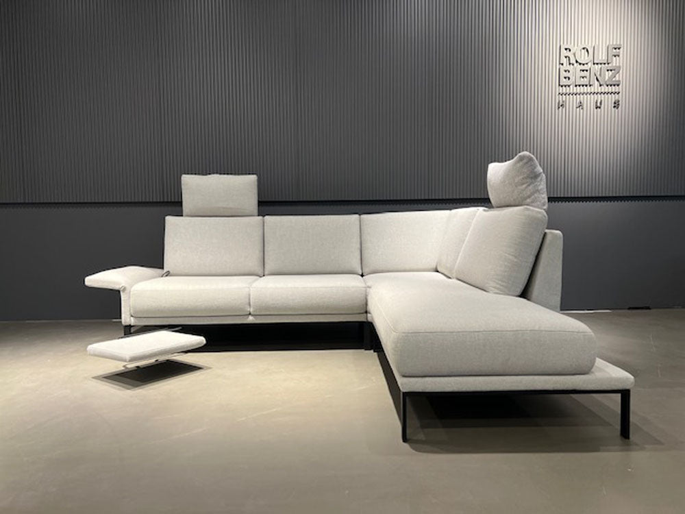Rolf Benz - Sofa - RB Cara - Stoff grau - konfigurierbar