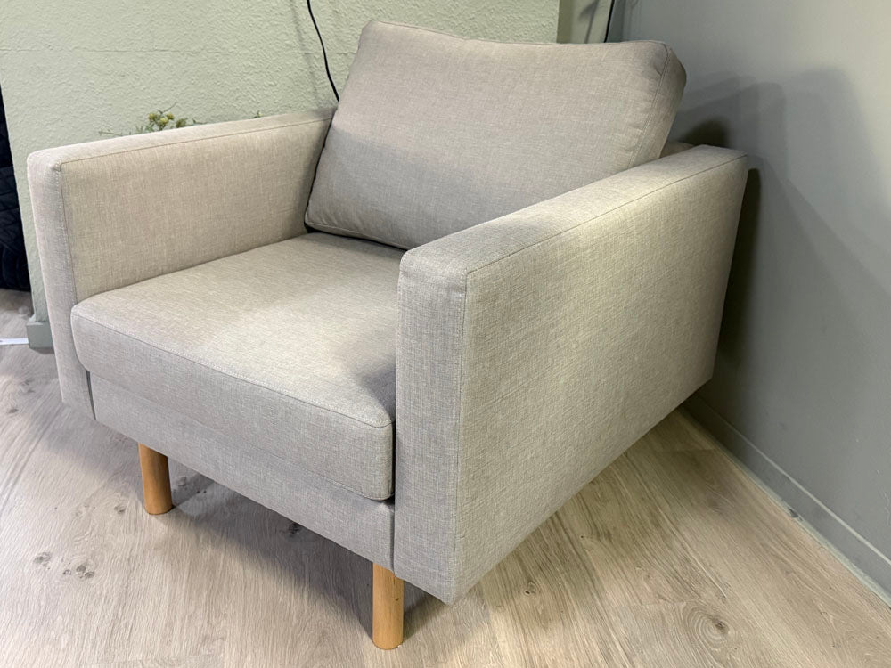 Wohnraum - Sessel - Lisa - Stoff grau - sofort verfügbar