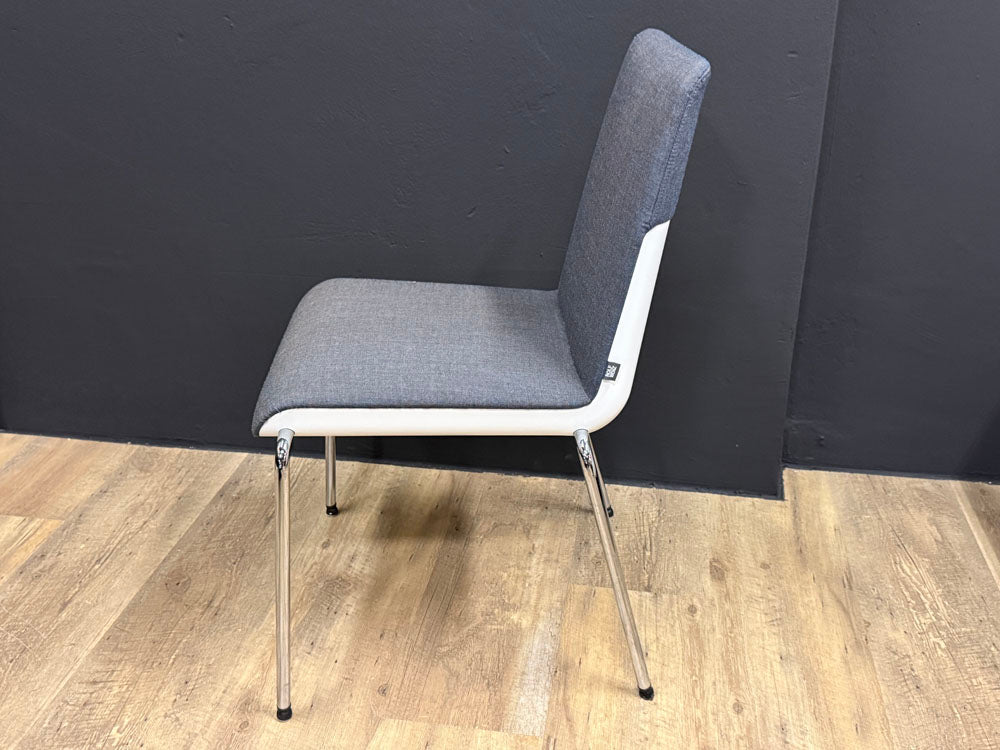 Rolf Benz - Stuhl - RB 626 Sinus - Stoff blau - sofort verfügbar